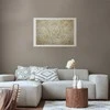 Artgeist Plakatas - Sand-colored Leaves and Vines