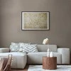 Artgeist Plakatas - Sand-colored Leaves and Vines
