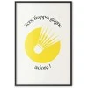Artgeist Plakatas - Shuttlecock Against the Geltona Sun