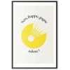 Artgeist Plakatas - Shuttlecock Against the Geltona Sun