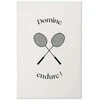 Artgeist Plakatas - Summer Games - Badminton Rackets on a Baltas Background