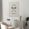 Artgeist Plakatas - Summer Games - Badminton Rackets on a Baltas Background