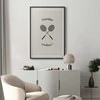 Artgeist Plakatas - Summer Games - Badminton Rackets on a Baltas Background
