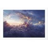 Artgeist Plakatas - Sun in Hiding: The Golden Face of the Sky Over the Cloudy Sea