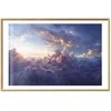 Artgeist Plakatas - Sun in Hiding: The Golden Face of the Sky Over the Cloudy Sea