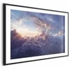 Artgeist Plakatas - Sun in Hiding: The Golden Face of the Sky Over the Cloudy Sea