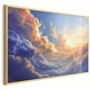 Artgeist Plakatas - Sunset Over a Cloudy Sea: A Wonderful Symphony of Colors