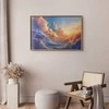 Artgeist Plakatas - Sunset Over a Cloudy Sea: A Wonderful Symphony of Colors
