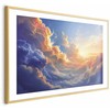 Artgeist Plakatas - Sunset Over a Cloudy Sea: A Wonderful Symphony of Colors