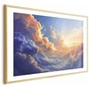 Artgeist Plakatas - Sunset Over a Cloudy Sea: A Wonderful Symphony of Colors