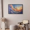 Artgeist Plakatas - Sunset Over a Cloudy Sea: A Wonderful Symphony of Colors