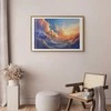 Artgeist Plakatas - Sunset Over a Cloudy Sea: A Wonderful Symphony of Colors