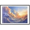 Artgeist Plakatas - Sunset Over a Cloudy Sea: A Wonderful Symphony of Colors