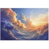 Artgeist Plakatas - Sunset Over a Cloudy Sea: A Wonderful Symphony of Colors
