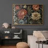 Artgeist Plakatas - Tapestry Large Retro Flowers