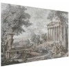 Artgeist Plakatas - Temple on the Hill - Greek Architecture in Muted Tones