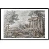 Artgeist Plakatas - Temple on the Hill - Greek Architecture in Muted Tones