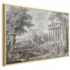 Artgeist Plakatas - Temple on the Hill - Greek Architecture in Muted Tones