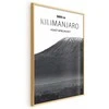 Artgeist Plakatas - The majestic Kilimanjaro mountain peak, crown of mountains, mountain landscape