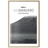 Artgeist Plakatas - The majestic Kilimanjaro mountain peak, crown of mountains, mountain landscape