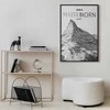 Artgeist Plakatas - The majestic Matterhorn mountain peak, crown of mountains, mountain landscape