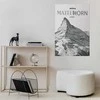 Artgeist Plakatas - The majestic Matterhorn mountain peak, crown of mountains, mountain landscape