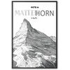 Artgeist Plakatas - The majestic Matterhorn mountain peak, crown of mountains, mountain landscape