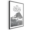 Artgeist Plakatas - The majestic Mount Logan mountain peak, crown of mountains, mountain landscape