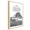 Artgeist Plakatas - The majestic Mount Logan mountain peak, crown of mountains, mountain landscape