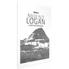 Artgeist Plakatas - The majestic Mount Logan mountain peak, crown of mountains, mountain landscape