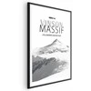 Artgeist Plakatas - The majestic Vinson Massif mountain peak, crown of mountains, mountain landscape