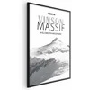 Artgeist Plakatas - The majestic Vinson Massif mountain peak, crown of mountains, mountain landscape