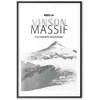 Artgeist Plakatas - The majestic Vinson Massif mountain peak, crown of mountains, mountain landscape