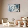 Artgeist Plakatas - Turquoise Ornamental Retro Flowers