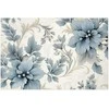 Artgeist Plakatas - Turquoise Ornamental Retro Flowers