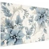 Artgeist Plakatas - Turquoise Ornamental Retro Flowers