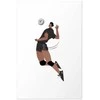 Artgeist Plakatas - Volleyball Player on a Light Background - Illustration