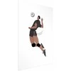 Artgeist Plakatas - Volleyball Player on a Light Background - Illustration