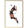 Artgeist Plakatas - Volleyball Player on a Light Background - Illustration