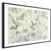 Artgeist Plakatas - Watercolor Žalias-rusvai gelsvas Leaves
