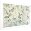 Artgeist Plakatas - Watercolor Žalias-rusvai gelsvas Leaves