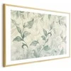 Artgeist Plakatas - Watercolor Žalias-rusvai gelsvas Leaves