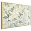 Artgeist Plakatas - Watercolor Žalias-rusvai gelsvas Leaves
