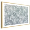 Artgeist Plakatas - Worn Floral Patterns in Muted Turquoises