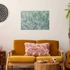 Artgeist Plakatas - Worn Floral Patterns in Muted Turquoises