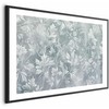 Artgeist Plakatas - Worn Floral Patterns in Muted Turquoises