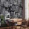 Artgeist Tapetas - Banksy - pilkas collage
