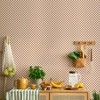 Artgeist Tapetas - Checkerboard Pattern - Brown-Baltas Grid with a Subtle Noise