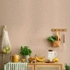 Artgeist Tapetas - Checkerboard Pattern - Brown-Baltas Grid with a Subtle Noise
