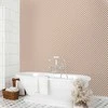 Artgeist Tapetas - Checkerboard Pattern - Brown-Baltas Grid with a Subtle Noise